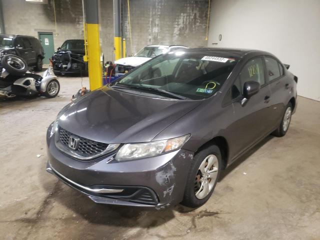 Photo 2 from auction – 2014 HONDA CIVIC LX with VIN 2HGFB2F51EH550749
