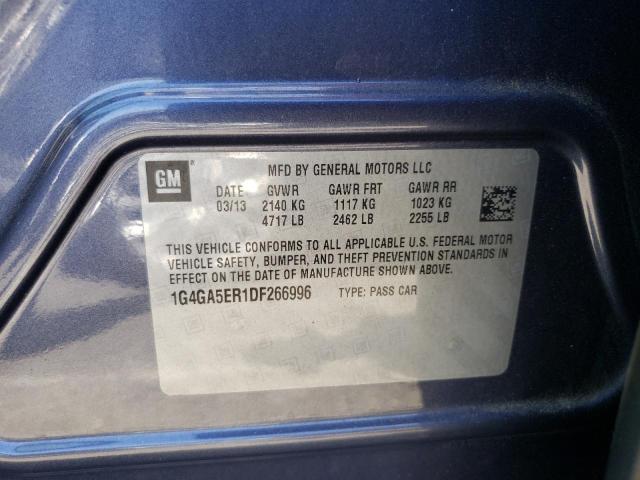 Photo 10 from auction – 2013 BUICK LACROSSE with VIN 1G4GA5ER1DF266996