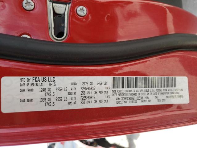 Photo 10 from auction – 2016 DODGE JOURNEY SX with VIN 3C4PDCBG2GT121530