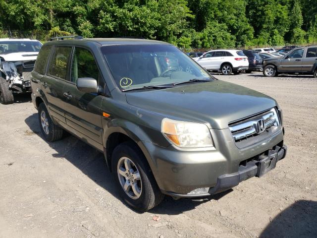 HONDA PILOT EX 2006 with VIN 2HKYF18486H535295 - Photo from auction