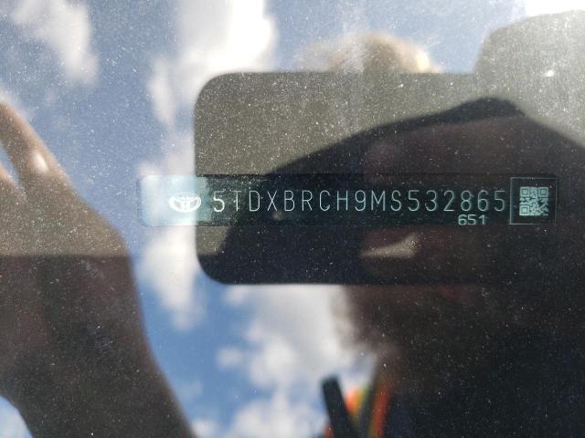 Photo 10 from auction – 2021 TOYOTA HIGHLANDER with VIN 5TDXBRCH9MS532865