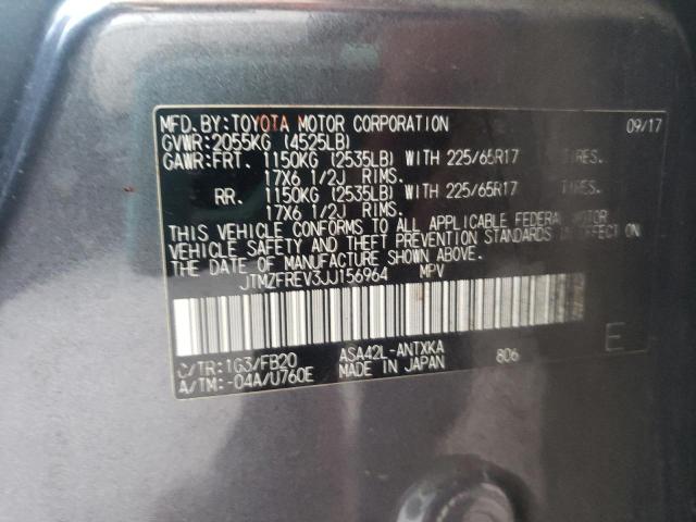 Photo 10 from auction – 2018 TOYOTA RAV4 LE with VIN JTMZFREV3JJ156964