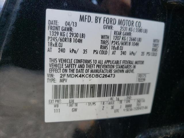 Photo 10 from auction – 2013 FORD EDGE LIMIT with VIN 2FMDK4KC6DBC26473