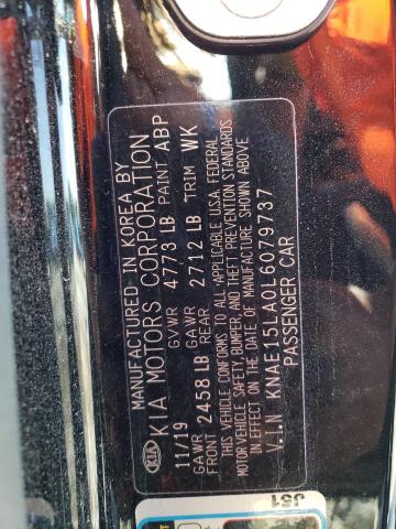 Photo 10 from auction – 2020 KIA STINGER with VIN KNAE15LA0L6079737