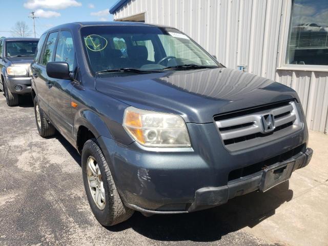 HONDA PILOT LX 2006 with VIN 2HKYF18176H547850 - Photo from auction