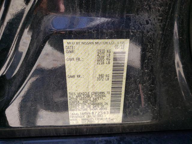 Photo 10 from auction – 2015 NISSAN ALTIMA 2.5 with VIN 1N4AL3AP9FN872543