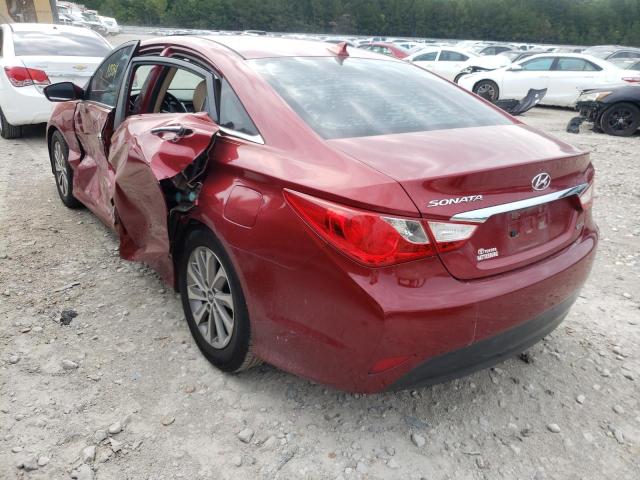Photo 3 from auction – 2014 HYUNDAI SONATA SE with VIN 5NPEC4AC6EH841425