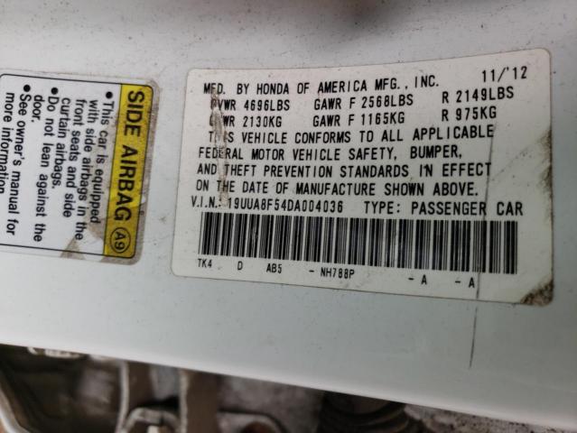 Photo 10 from auction – 2013 ACURA TL TECH with VIN 19UUA8F54DA004036