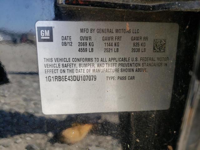 Photo 10 from auction – 2013 CHEVROLET VOLT with VIN 1G1RB6E43DU107079