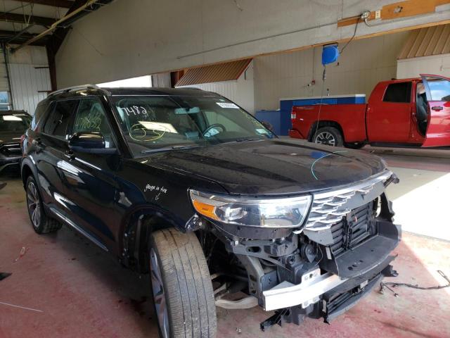 FORD EXPLORER P 2021 with VIN 1FM5K8HC1MGA79829 - Photo from auction