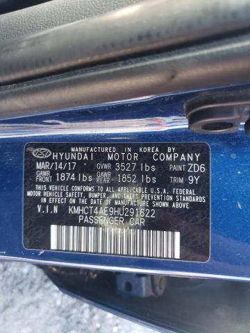 Photo 10 from auction – 2017 HYUNDAI ACCENT SE with VIN KMHCT4AE9HU291622