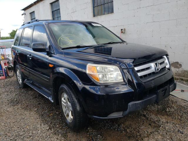 HONDA PILOT LX 2006 with VIN 2HKYF18186H552152 - Photo from auction