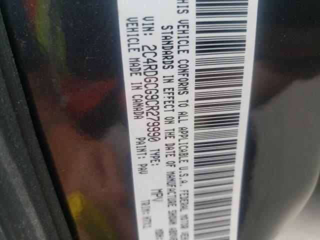Photo 10 from auction – 2012 DODGE GRAND CARA with VIN 2C4RDGCG9CR279990