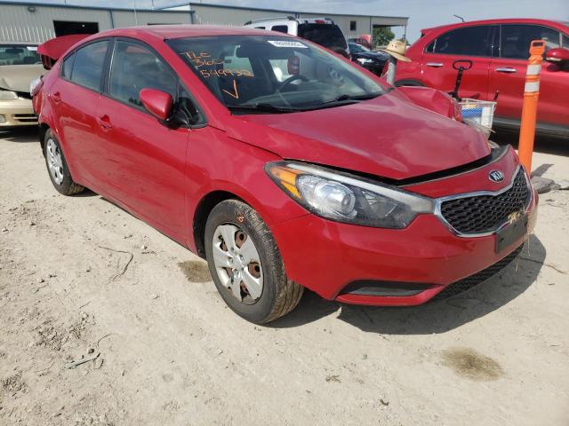 KIA FORTE LX 2016 with VIN KNAFK4A67G5549932 - Photo from auction