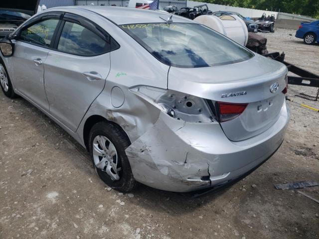 Photo 9 from auction – 2016 HYUNDAI ELANTRA SE with VIN 5NPDH4AE1GH760320