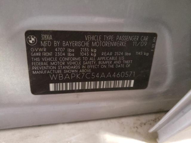 Photo 10 from auction – 2010 BMW 328 XI with VIN WBAPK7C54AA460571
