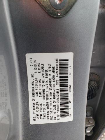 Photo 10 from auction – 2014 HONDA ACCORD LX with VIN 1HGCR2F39EA139899