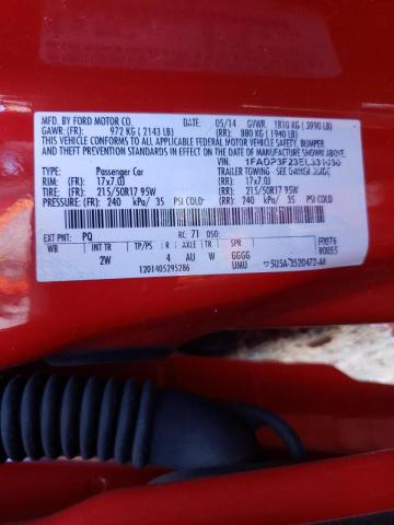 Photo 10 from auction – 2014 FORD FOCUS SE with VIN 1FADP3F23EL331030