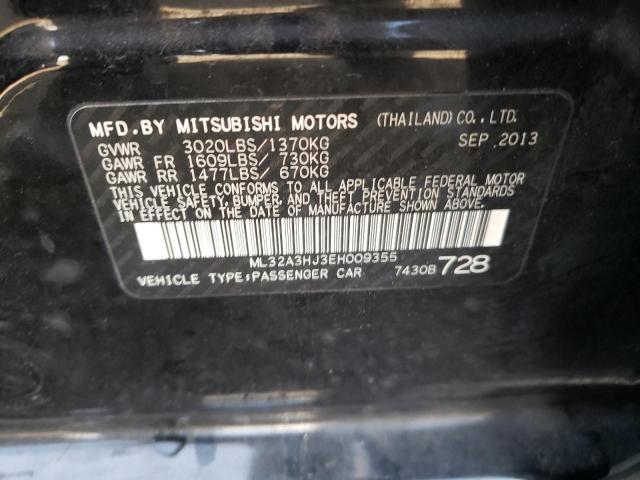 Photo 10 from auction – 2014 MITSUBISHI MIRAGE DE with VIN ML32A3HJ3EH009355