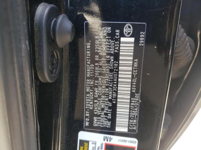 Photo 10 from auction – 2010 TOYOTA CAMRY BASE with VIN 4T1BF3EK4AU072182