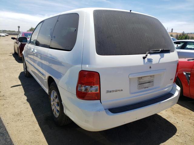 Photo 3 from auction – 2005 KIA SEDONA EX with VIN KNDUP132556764401
