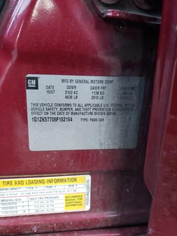 Photo 10 from auction – 2008 CHEVROLET MALIBU with VIN 1G1ZK57708F152184