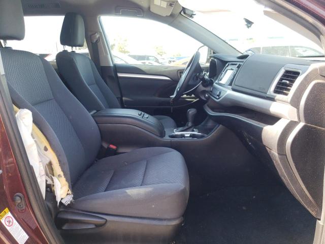 Photo 5 from auction – 2019 TOYOTA HIGHLANDER with VIN 5TDZARFH1KS059516