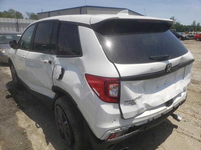 Photo 3 from auction – 2021 HONDA PASSPORT E with VIN 5FNYF7H55MB003025