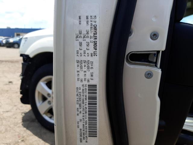 Photo 10 from auction – 2012 DODGE JOURNEY SX with VIN 3C4PDCBG9CT368974