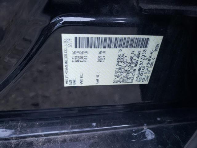Photo 10 from auction – 2010 NISSAN MAXIMA S with VIN 1N4AA5AP0AC827058