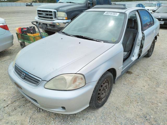 Photo 2 from auction – 2000 HONDA CIVIC BASE with VIN 2HGEJ6613YH603524