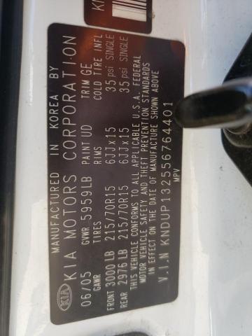 Photo 10 from auction – 2005 KIA SEDONA EX with VIN KNDUP132556764401