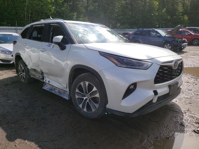 TOYOTA HIGHLANDER 2021 with VIN 5TDGZRBH7MS074417 - Photo from auction