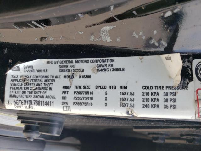 Photo 10 from auction – 2008 HUMMER H3 ALPHA with VIN 5GTEN13L788114411
