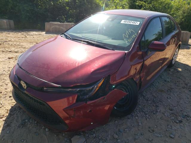Photo 2 from auction – 2022 TOYOTA COROLLA LE with VIN 5YFEPMAE2NP318881