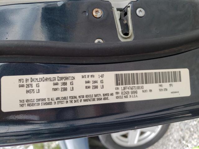 Photo 10 from auction – 2007 JEEP COMPASS with VIN 1J8FF47W67D168103
