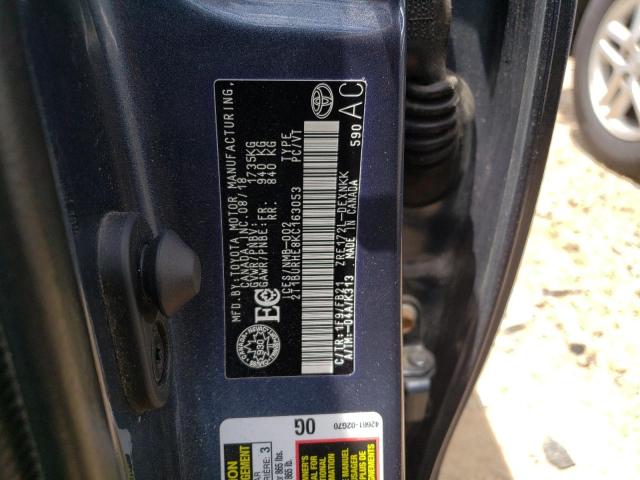 Photo 10 from auction – 2019 TOYOTA COROLLA L with VIN 2T1BURHE8KC163053