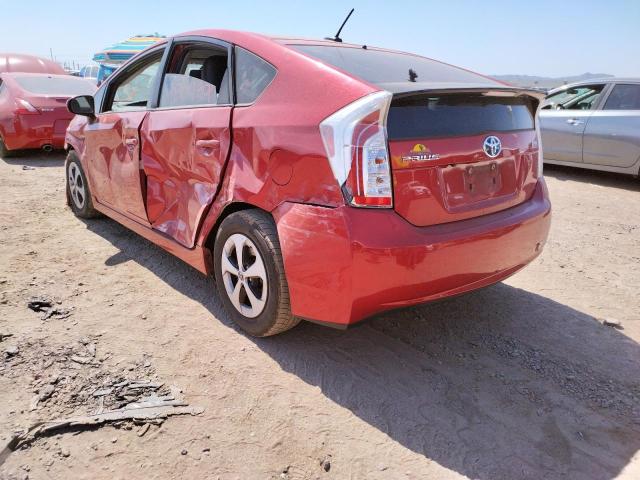 Photo 3 from auction – 2013 TOYOTA PRIUS with VIN JTDKN3DU6D0349386