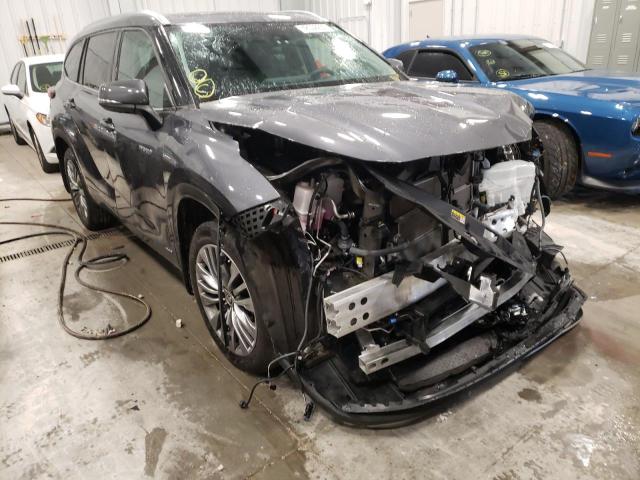 TOYOTA HIGHLANDER 2021 with VIN 5TDEBRCH2MS063450 - Photo from auction