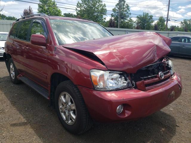 TOYOTA HIGHLANDER 2007 with VIN JTEHP21A570219155 - Photo from auction