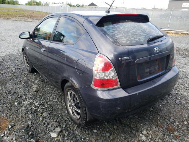 Photo 3 from auction – 2007 HYUNDAI ACCENT BAS with VIN KMHCN35C17U017634