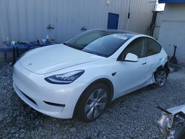 Photo 2 from auction – 2020 TESLA MODEL Y with VIN 5YJYGDEEXLF012334
