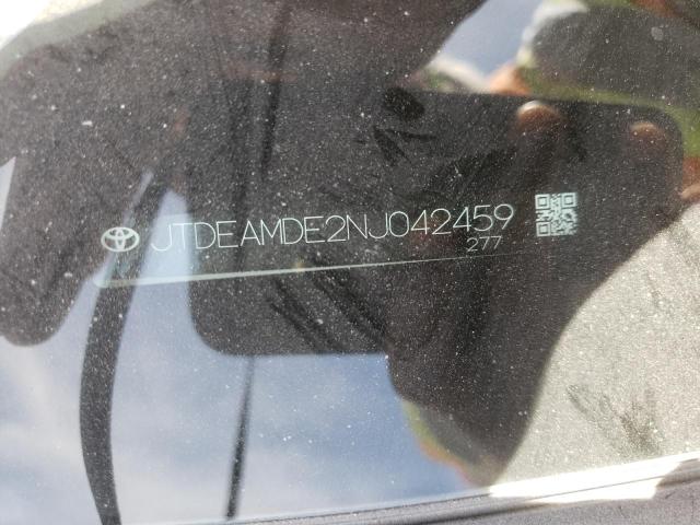 Photo 10 from auction – 2022 TOYOTA COROLLA LE with VIN JTDEAMDE2NJ042459