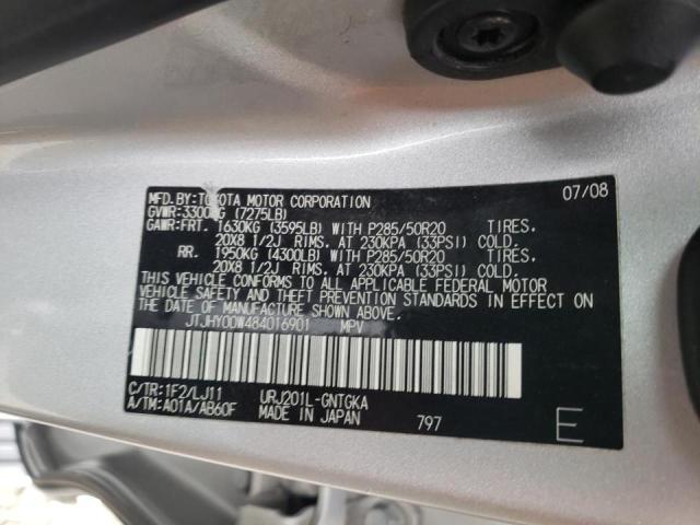 Photo 10 from auction – 2008 LEXUS LX 570 with VIN JTJHY00W484016901