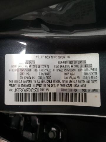 Photo 10 from auction – 2015 MAZDA CX-9 GRAND with VIN JM3TB2DA1F0461231