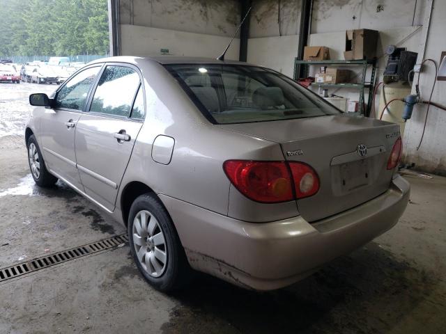 Photo 3 from auction – 2003 TOYOTA COROLLA CE with VIN 2T1BR32E23C135645