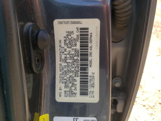 Photo 10 from auction – 2013 TOYOTA COROLLA BA with VIN 5YFBU4EEXDP109991