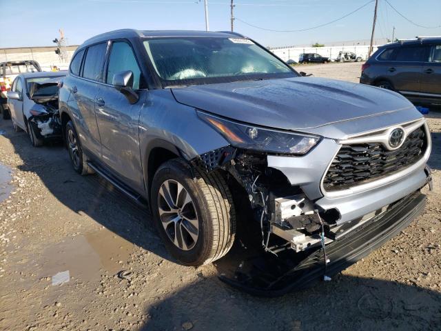 Photo 1 from auction – 2022 TOYOTA HIGHLANDER with VIN 5TDGZRBH9NS198304