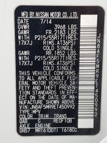 Photo 10 from auction – 2014 NISSAN JUKE S with VIN JN8AF5MR9ET450992