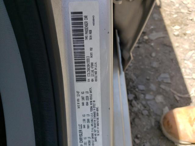 Photo 10 from auction – 2008 CHRYSLER SEBRING TO with VIN 1C3LC56K28N193913